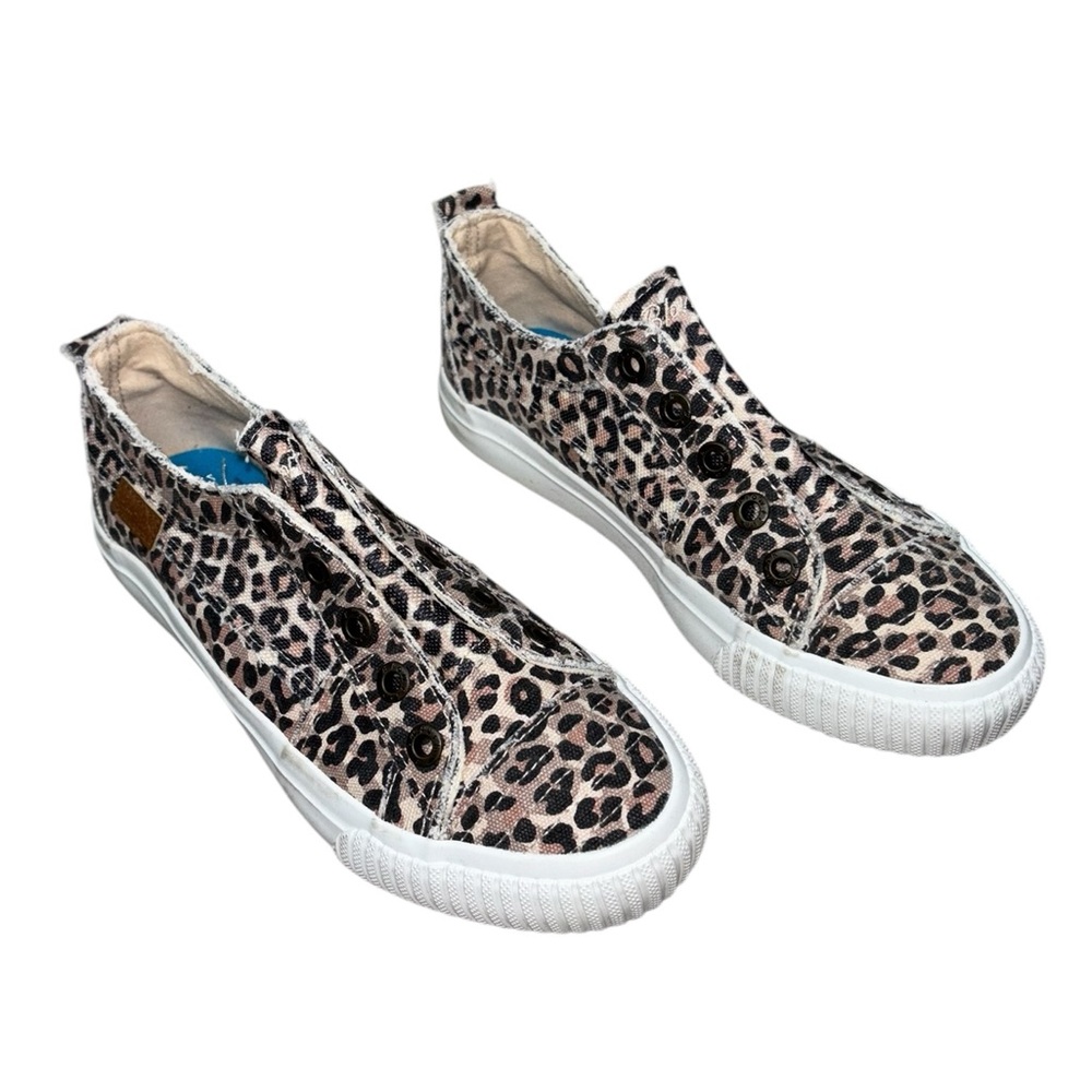 NIB Blowfish ‘Buzz’ Cat Print Canvas Sneakers 8